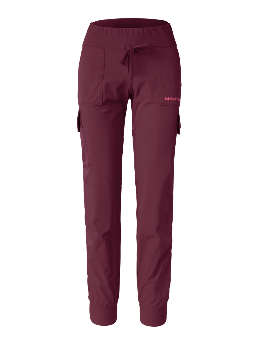 Martini Sportswear - Alpmate Breeze Pants W - Long pants in plume - front view - Women