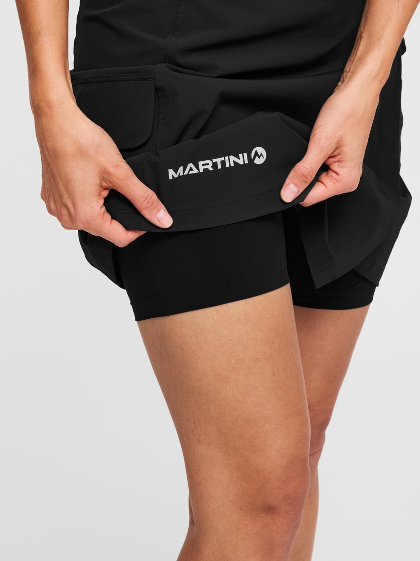 Martini Sportswear - Alpmate Sonic Skirt W - Röcke in black - Detail 3 - Damen