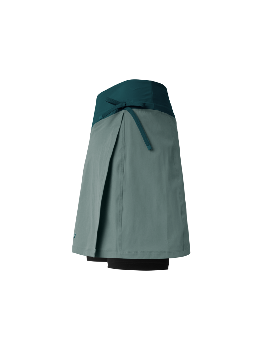 Martini Sportswear - Alpmate Sonic Skirt W - Gonne in misty blue-seaport - vista laterale - Donna