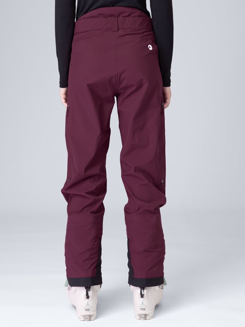 Martini Sportswear - Argon 3L Pants W - Hardshell pants in seaport - rear view model - Women