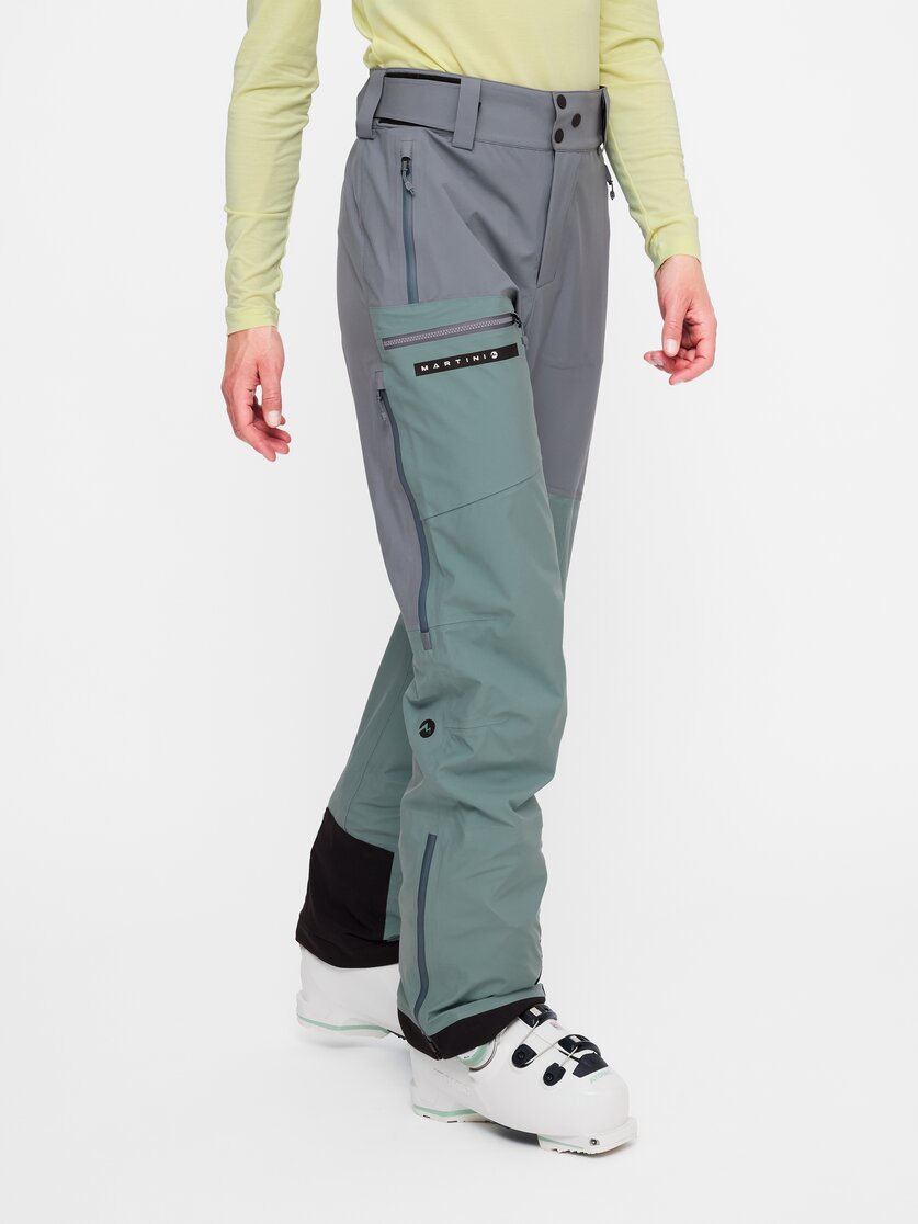 Martini Sportswear - YALCA 3L Pants W - Pantaloni hardshell in desert-granite - vista frontale modello - Donna