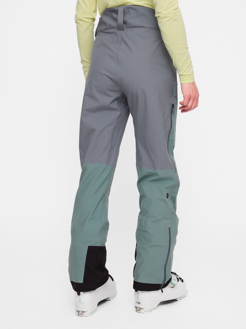 Martini Sportswear - YALCA 3L Pants W - Pantaloni hardshell in desert-granite - vista laterale modello - Donna