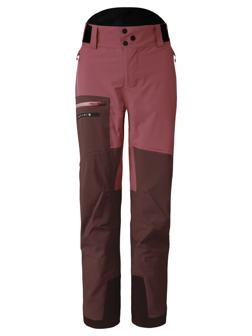 Martini Sportswear - YALCA 3L Pants W - Pantaloni hardshell in peakan-winter apple - vista frontale - Donna