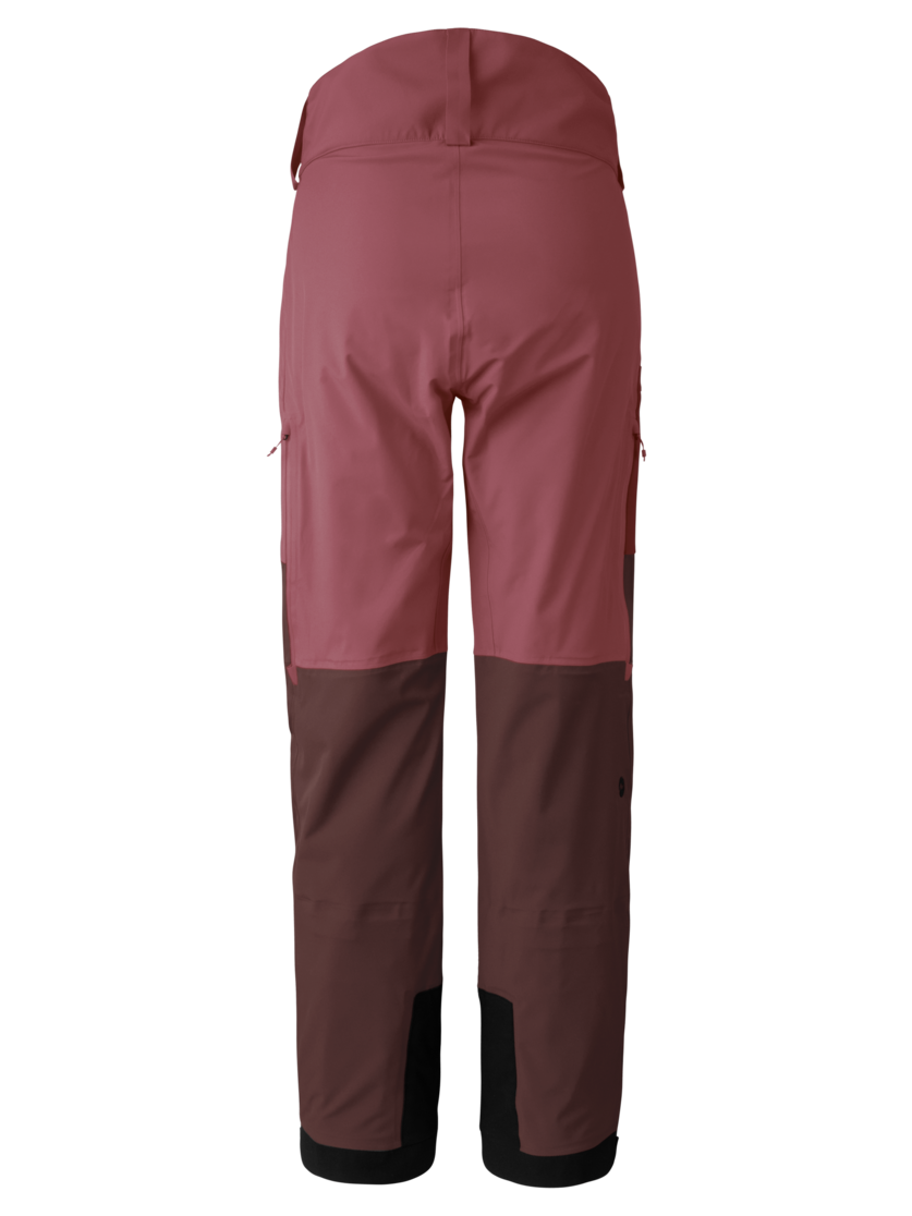 Martini Sportswear - YALCA 3L Pants W - Pantaloni hardshell in peakan-winter apple - vista posteriore - Donna