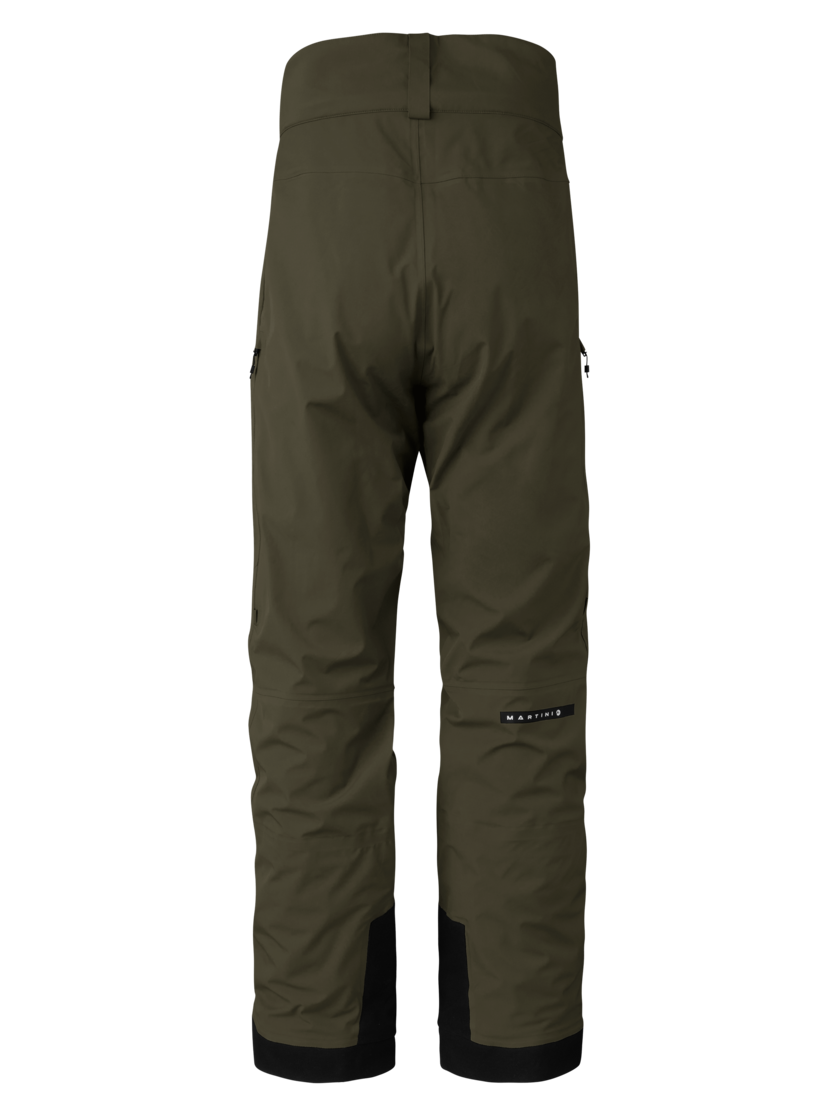 Martini Sportswear - Yalca 3L Pants M - Hardshell Hosen in olive - Rückansicht - Herren