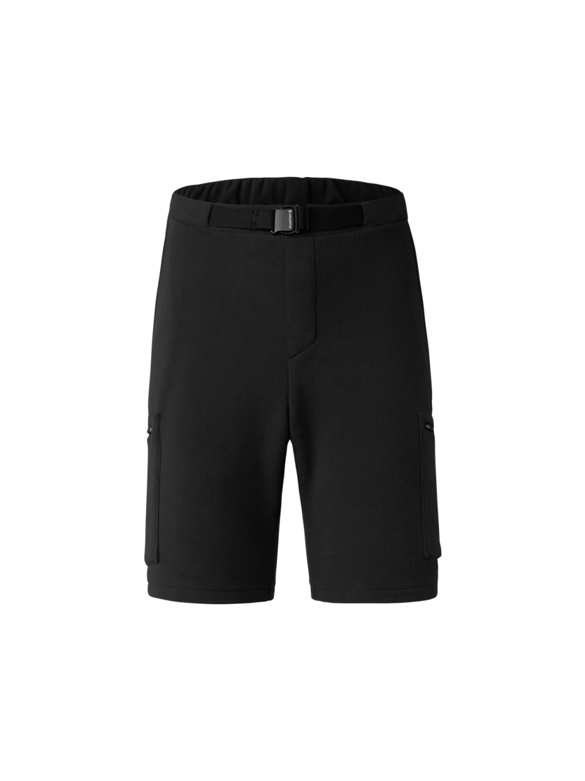 Martini Sportswear - Recharge Fleece Shorts Uni - Pile in black - vista frontale - Unisex