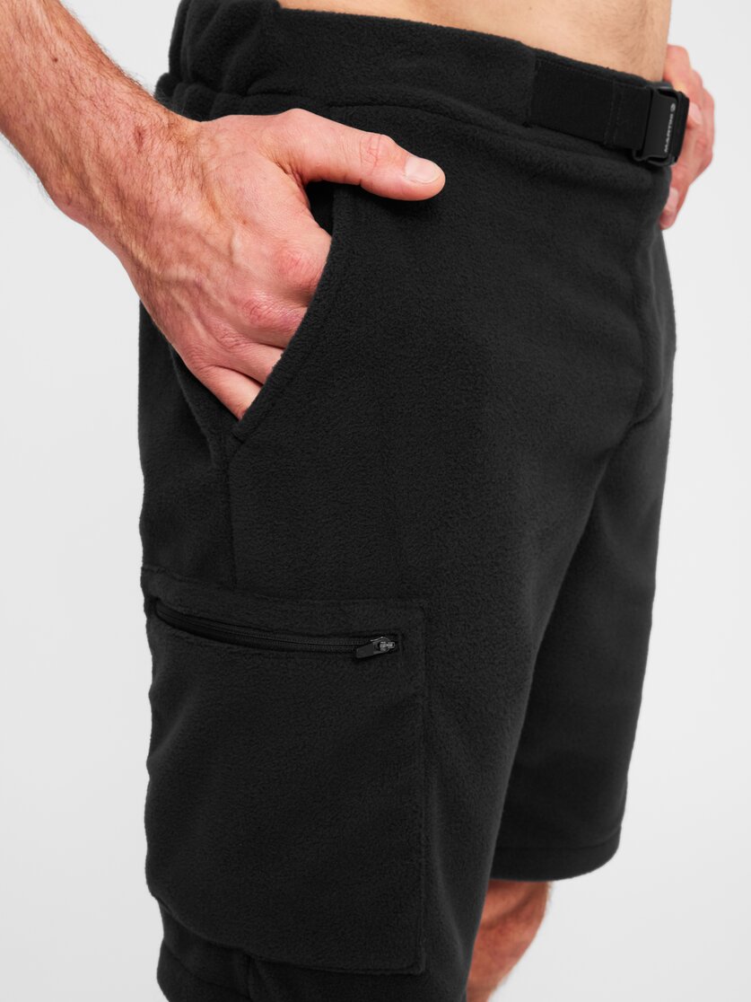 Martini Sportswear - Recharge Fleece Shorts Uni - Pile in black - Dettaglio 1 - Unisex