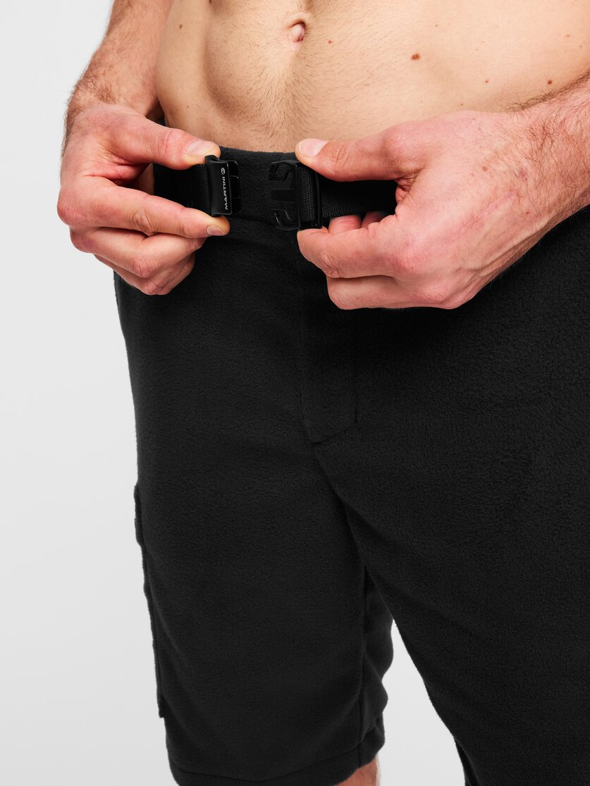 Martini Sportswear - Recharge Fleece Shorts Uni - Pile in black - Dettaglio 3 - Unisex