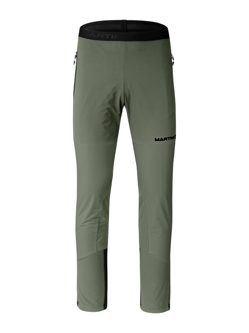 Martini Sportswear - Wildtrack Pants M - Long pants in mosstone - front view - Men