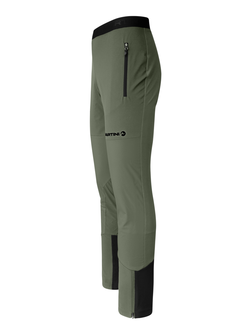 Martini Sportswear - Wildtrack Pants M - Long pants in mosstone - side view - Men