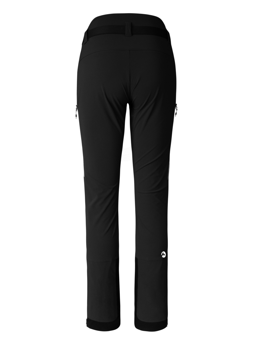 Martini Sportswear - Horizon Pants W - Pantaloni lunghi in black-white - vista posteriore - Donna