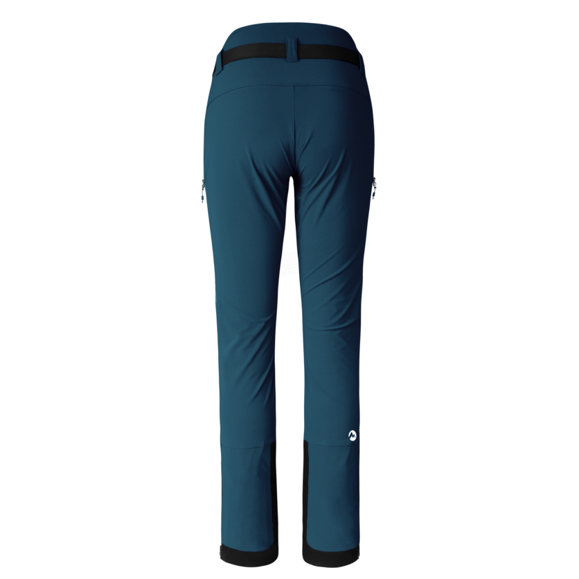 Martini Sportswear - Horizon Pants W - Long pants in poseidon-surf - rear view - Women