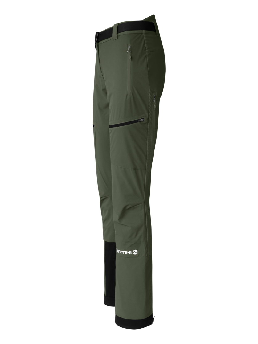 Martini Sportswear - Horizon Pants W - Pantaloni lunghi in mosstone-black - vista laterale - Donna
