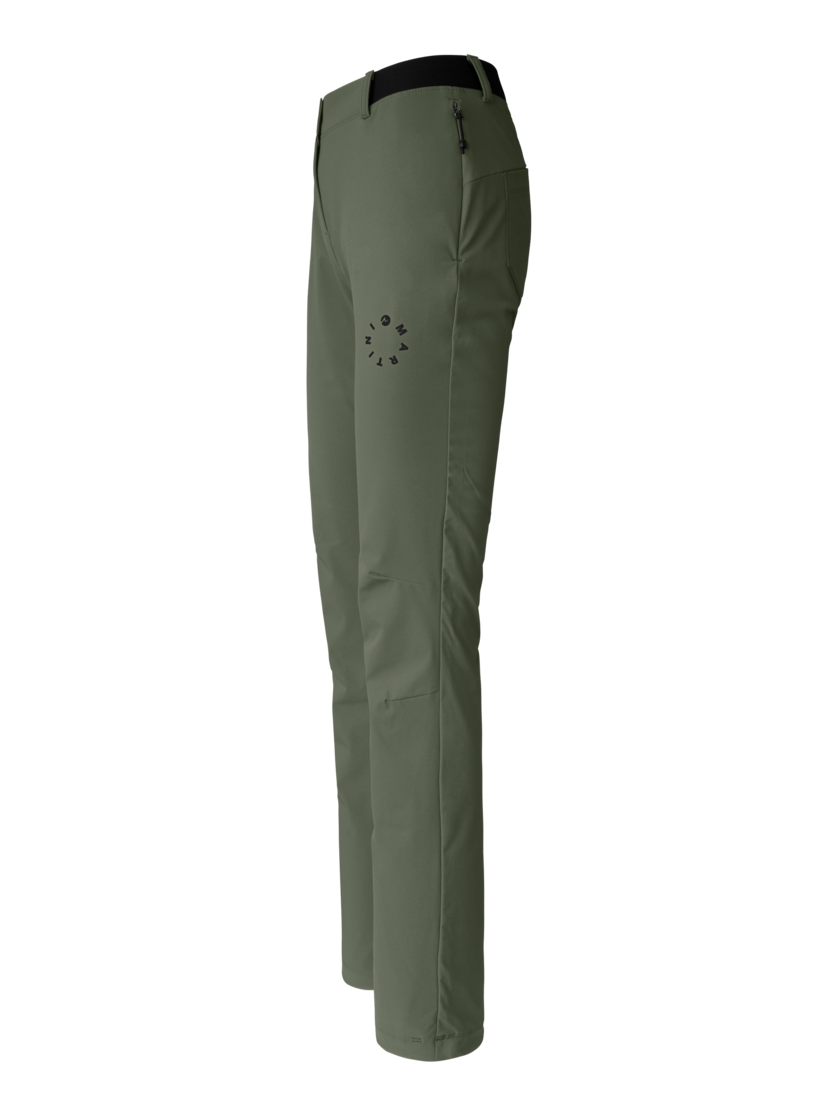 Martini Sportswear - Recharge Pants W - Pantaloni lunghi in mosstone - vista laterale - Donna