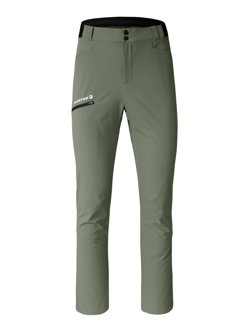 Martini Sportswear - Recharge Pants L M - Tall Pants in mosstone - front view - Men