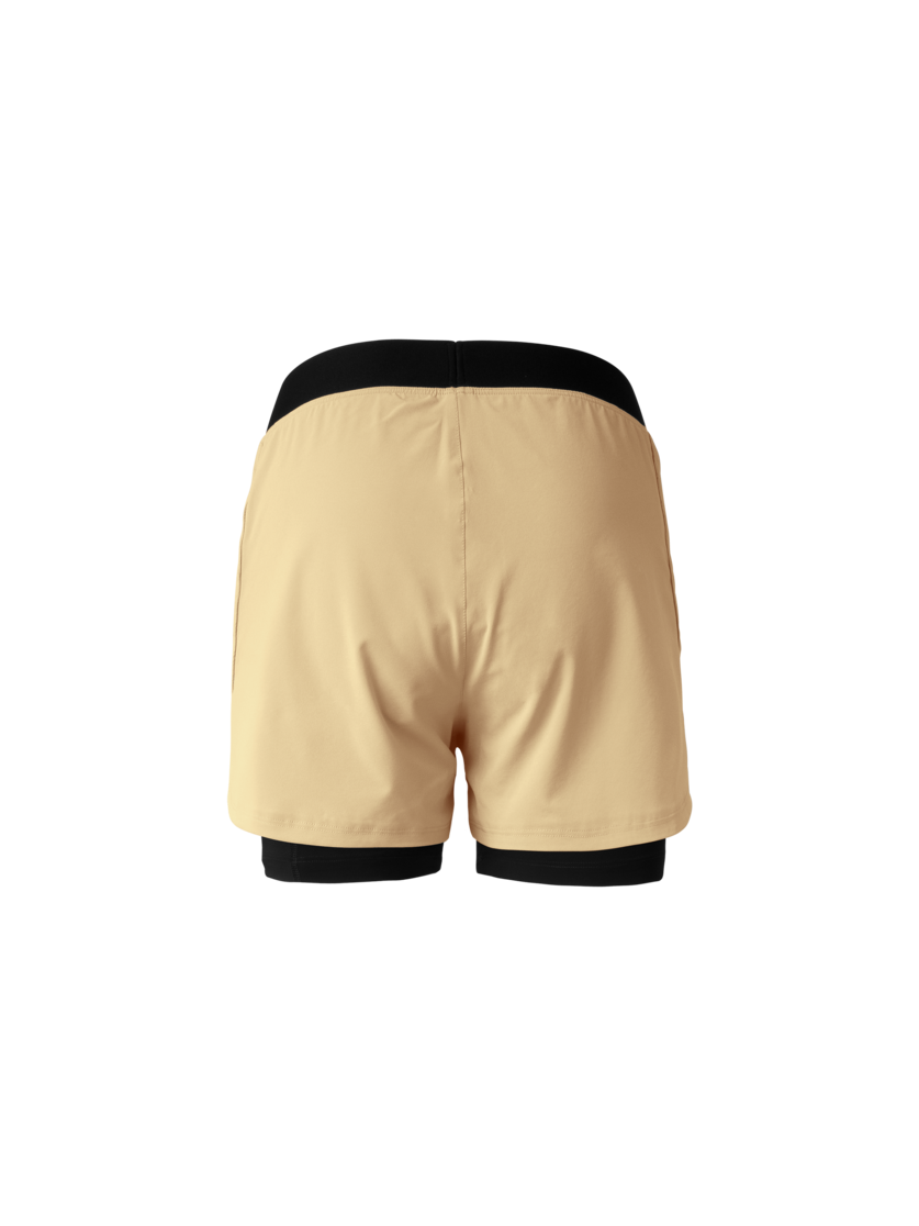 Martini Sportswear - Hillclimb Blaze 2in1 Shorts W - Kurze Hosen in sandstone-clay - Rückansicht - Damen
