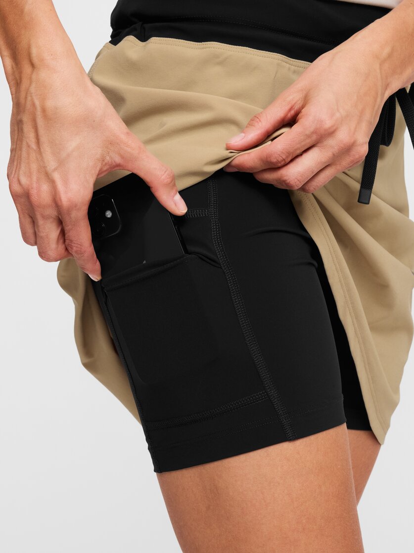 Martini Sportswear - Hillclimb 2in1 Skirt W - Röcke in black - Detail 2 - Damen