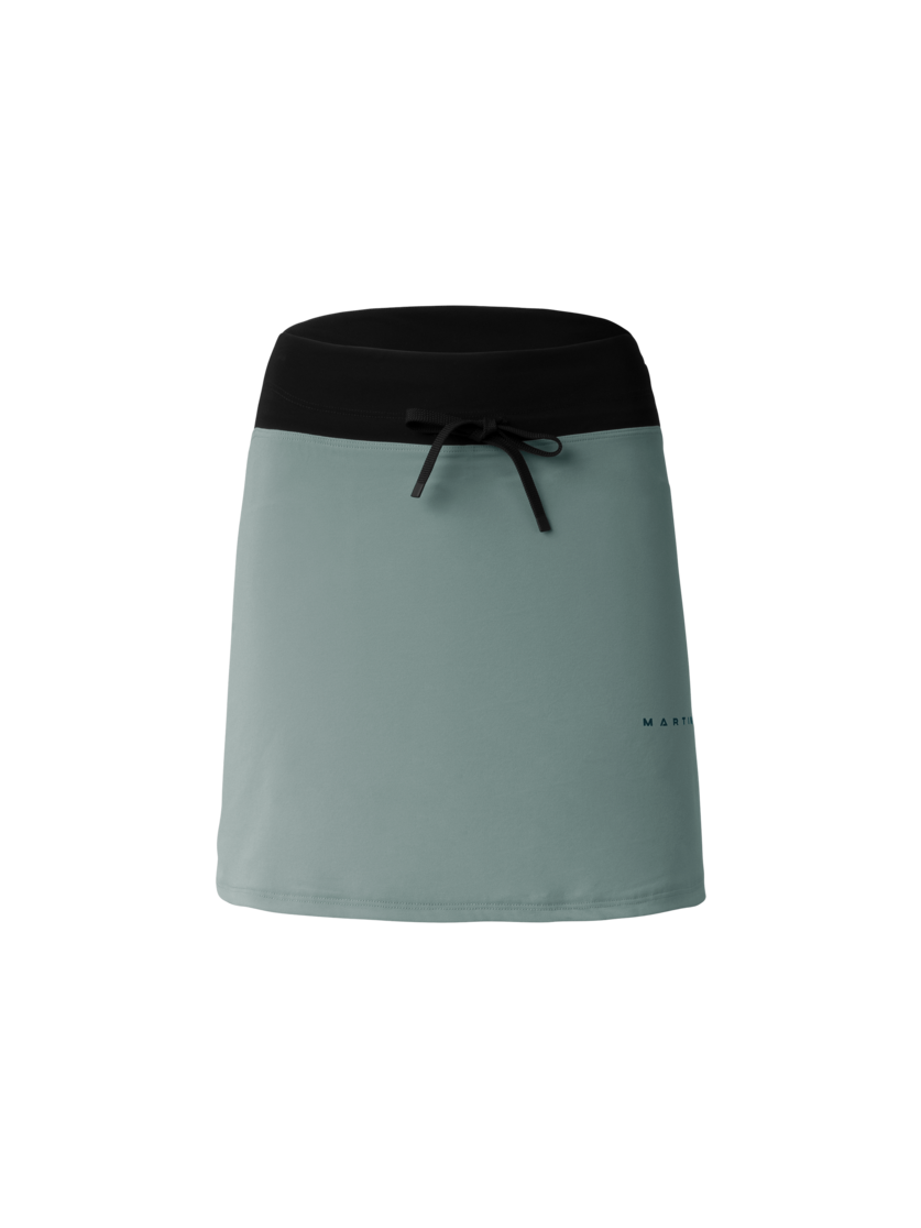 Martini Sportswear - Hillclimb 2in1 Skirt W - Gonne in misty blue-seaport - vista frontale - Donna