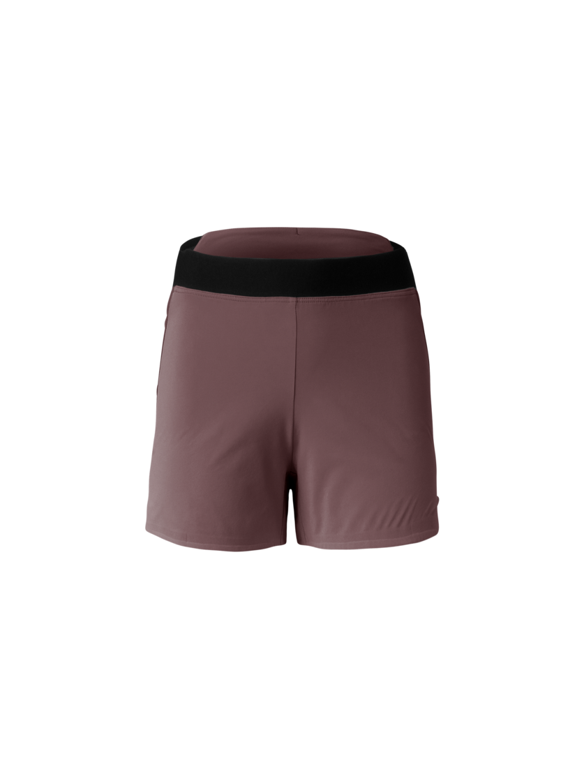 Martini Sportswear - Hillclimb Ultra Shorts W - Shorts in clay-plume - vista frontale - Donna