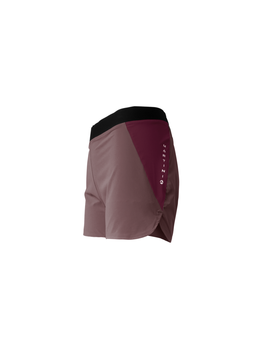 Martini Sportswear - Hillclimb Ultra Shorts W - Shorts in clay-plume - vista laterale - Donna