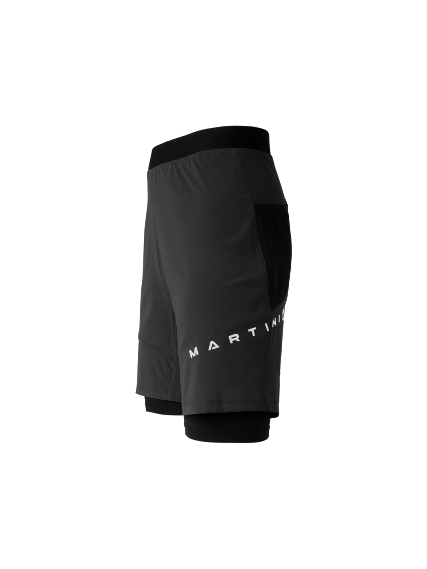 Martini Sportswear - Hillclimb 2in1 Shorts M - Kurze Hosen in black - Seitenansicht - Herren