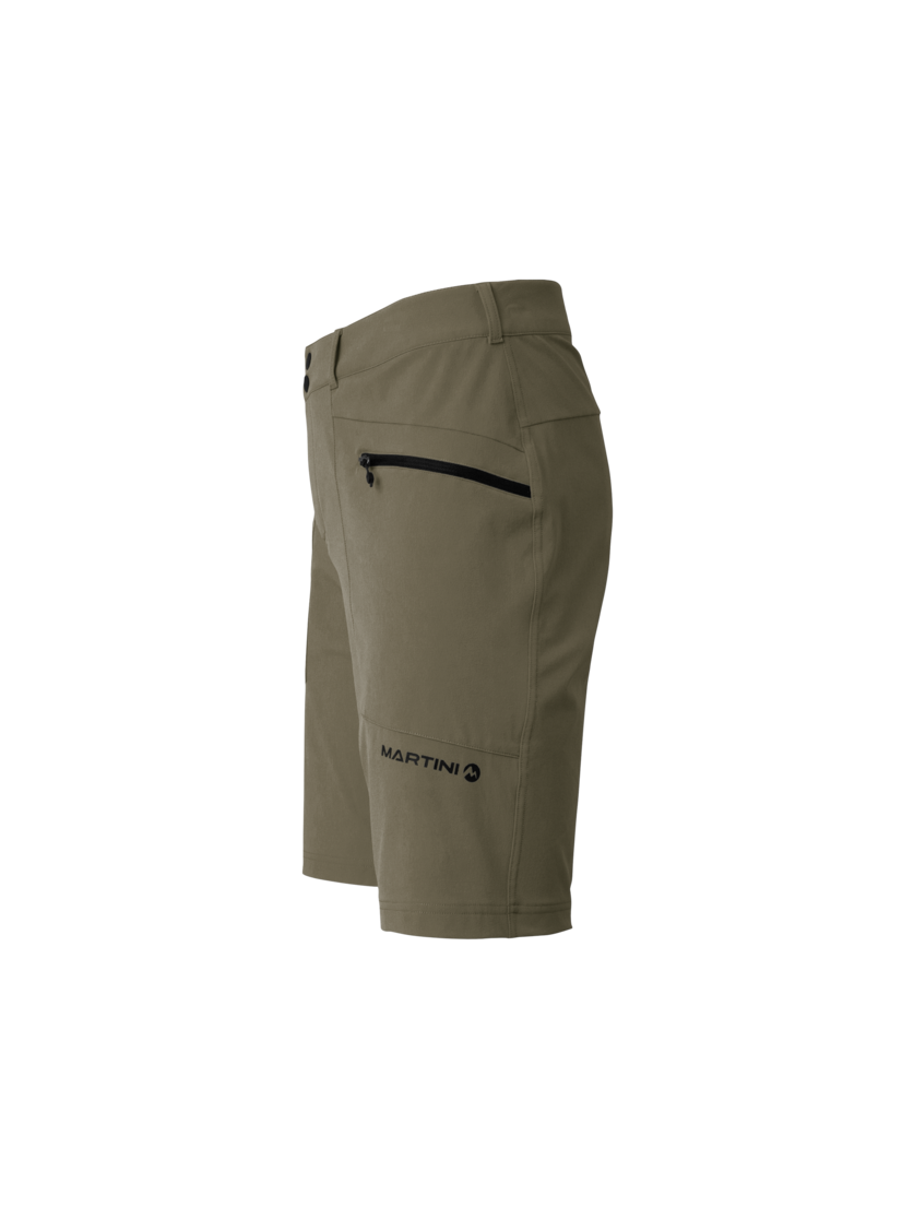 Martini Sportswear - Alpmate Shorts M - Shorts in moss - vista laterale - Uomo