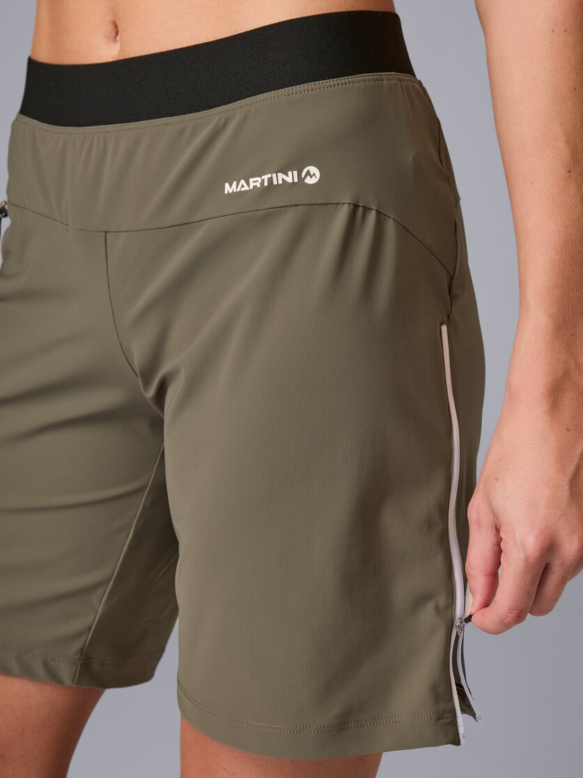 Martini Sportswear - Trektech Shorts W - Kurze Hosen in black-white - Detail 2 - Damen