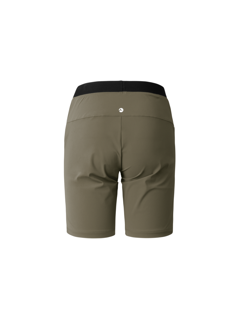 Martini Sportswear - Trektech Shorts W - Shorts in moss-punch - rear view - Women