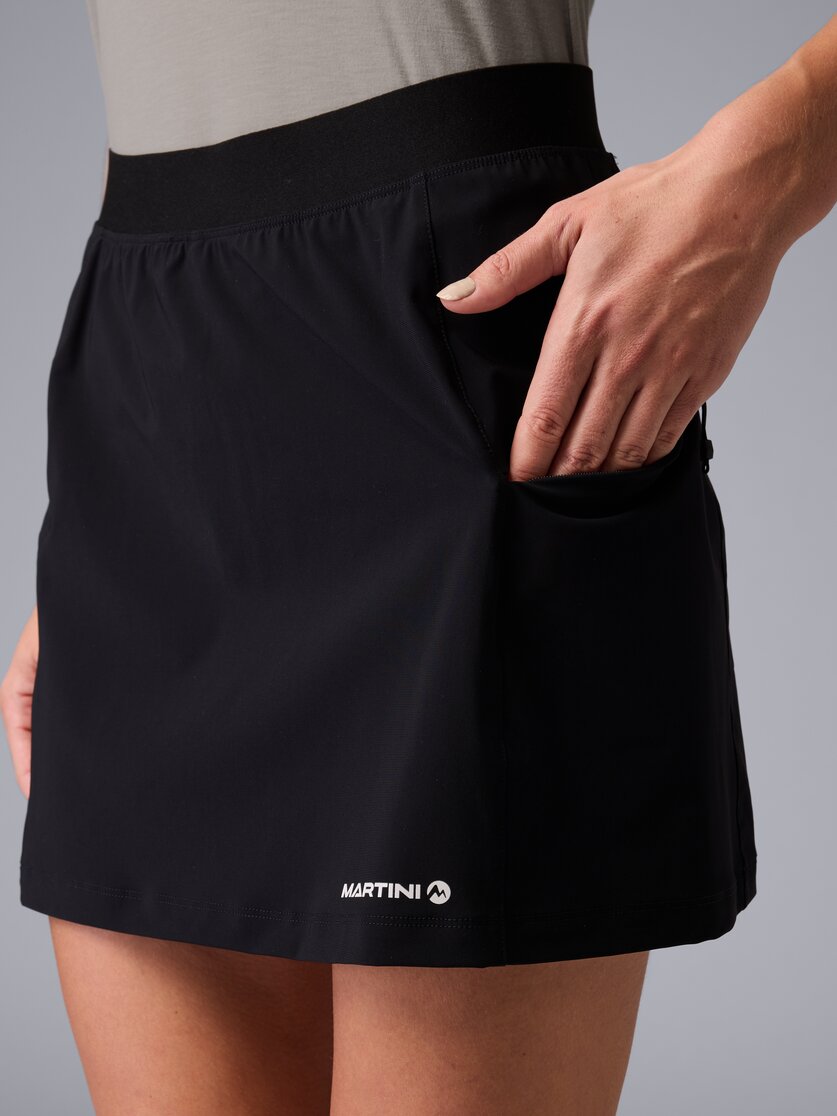 Martini Sportswear - Alpmate Skirt W - Röcke in black - Detail 1 - Damen
