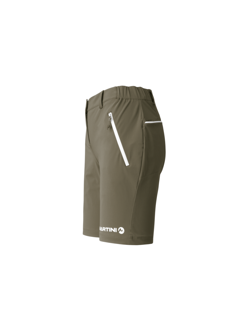 Martini Sportswear - Via Shorts W - Kurze Hosen in moss - Seitenansicht - Damen