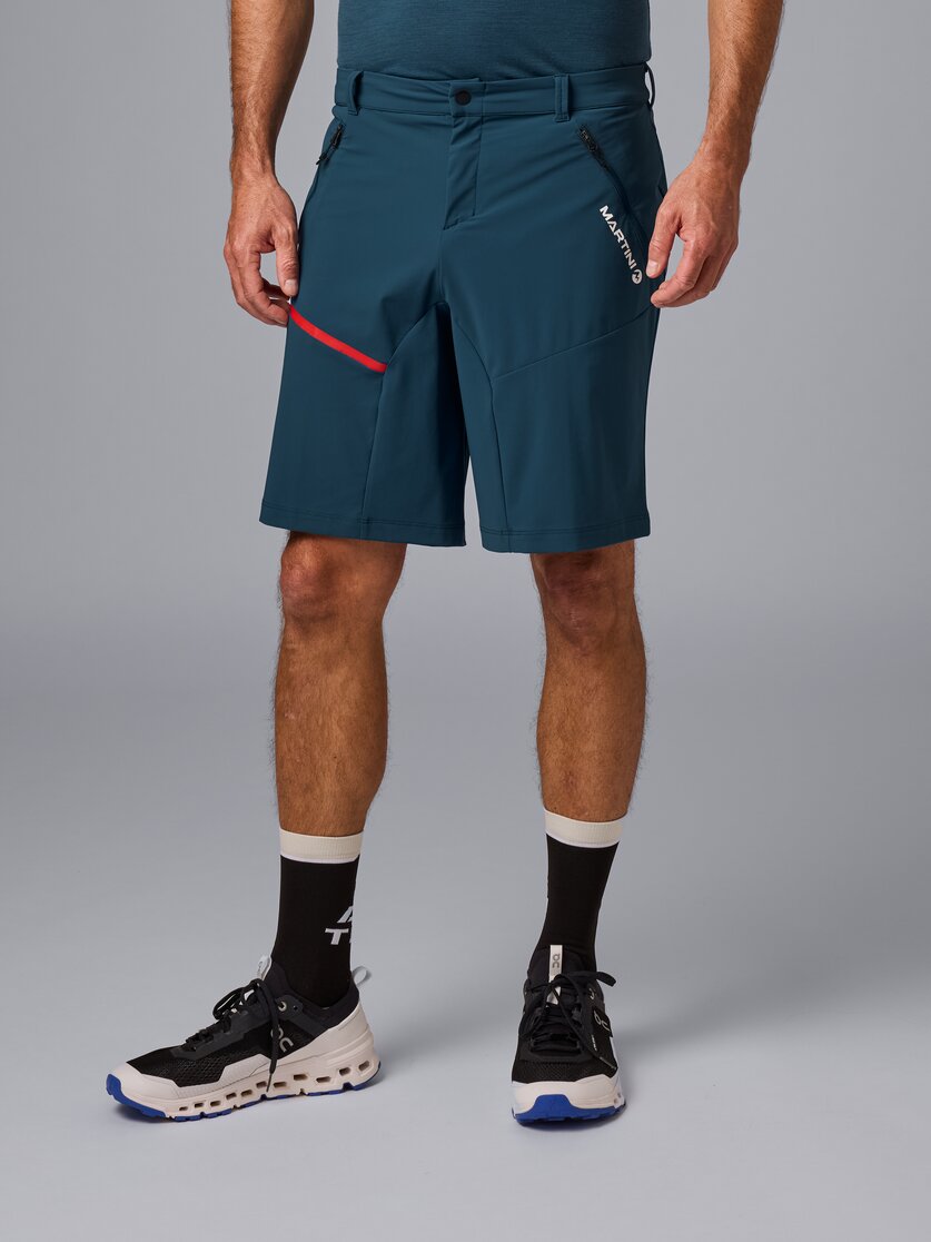 Martini Sportswear - Highventure Shorts M - Shorts in black-white - front view model - Men