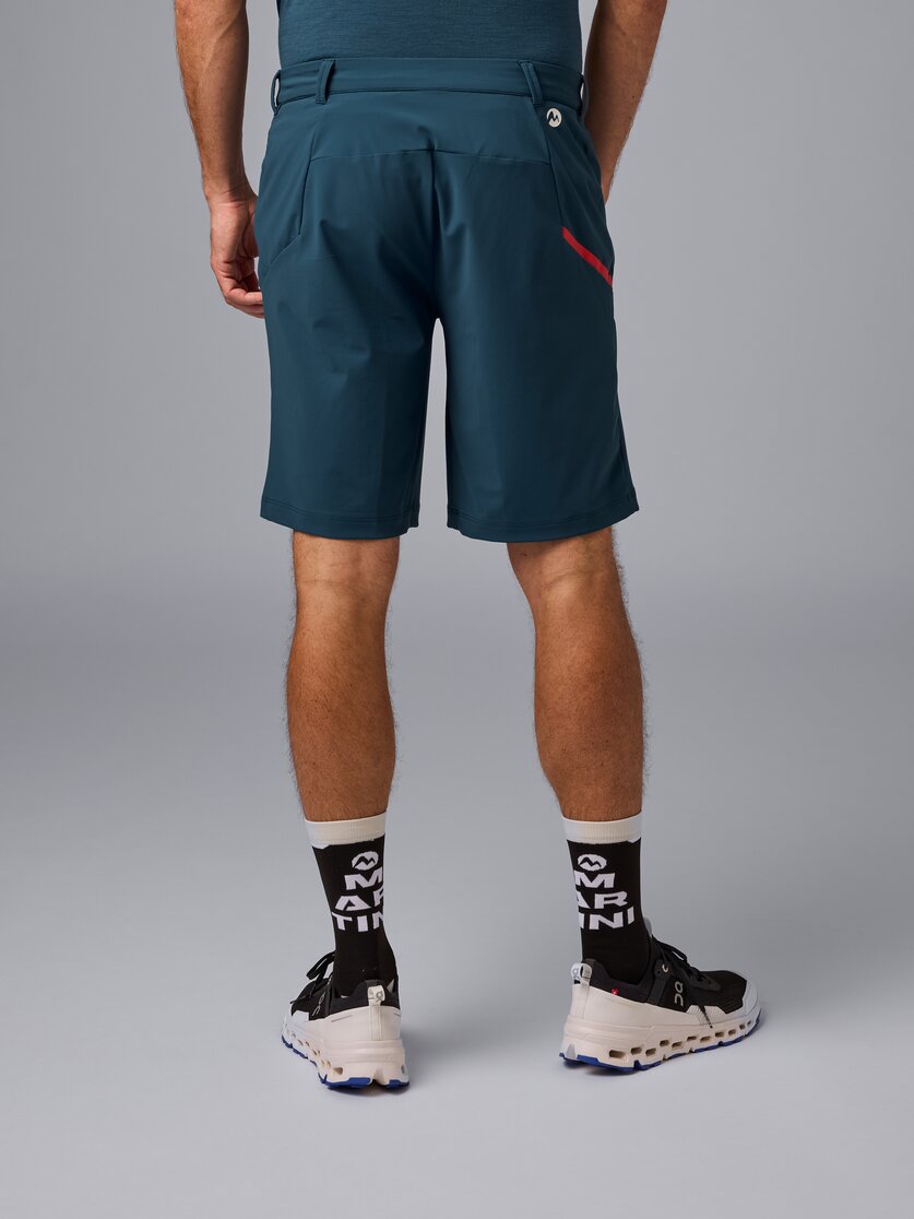 Martini Sportswear - Highventure Shorts M - Shorts in black-white - rear view model - Men