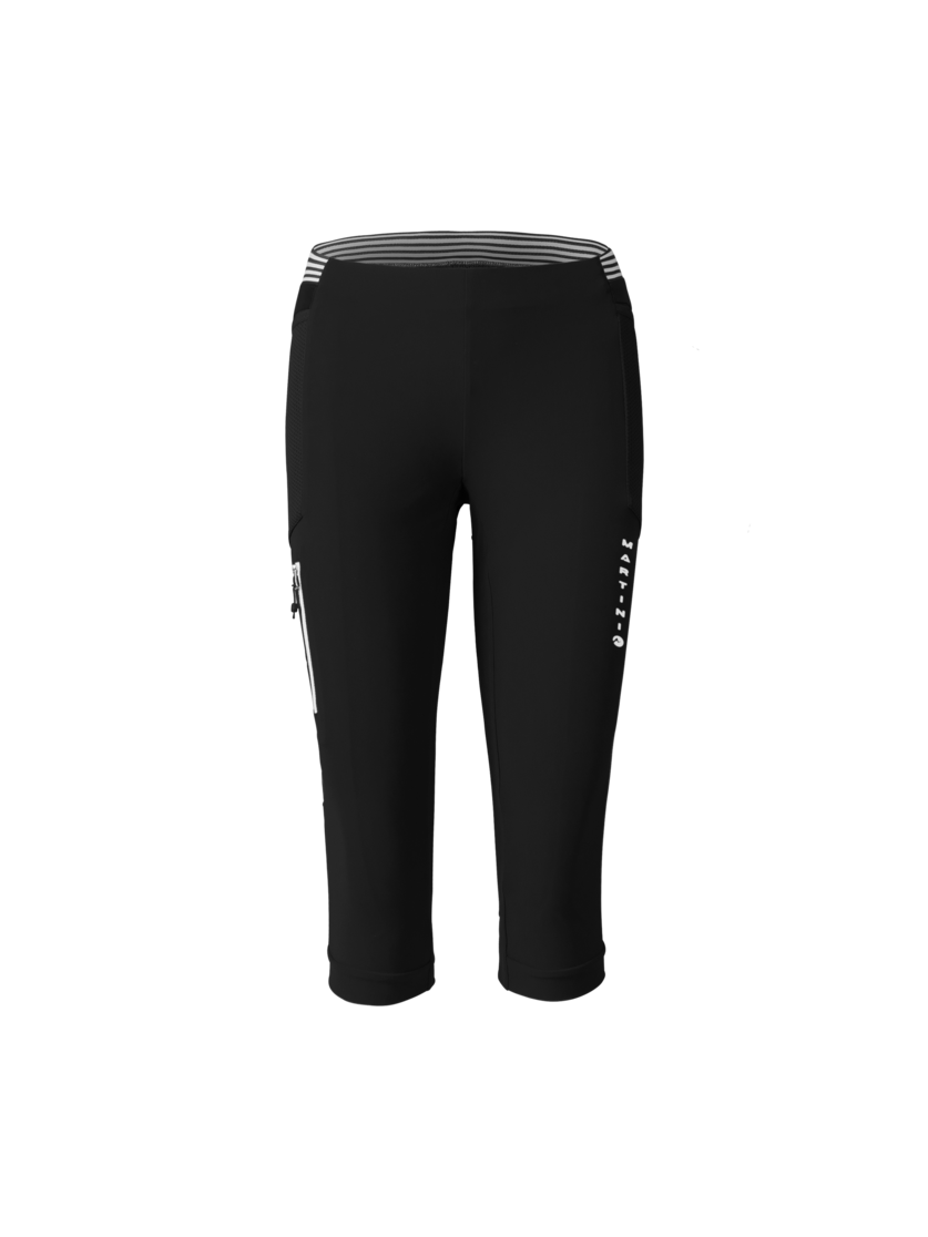 Martini Sportswear - Pacemaker Capri Pants W - Dreiviertel Hose in black - Vorderansicht - Damen