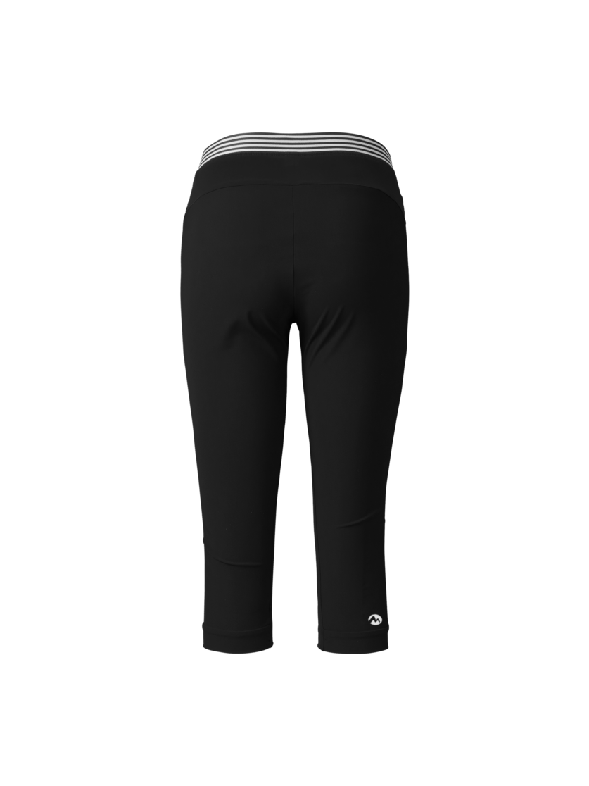 Martini Sportswear - Pacemaker Capri Pants W - Dreiviertel Hose in black - Rückansicht - Damen