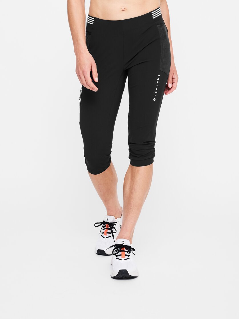 Martini Sportswear - Pacemaker Capri Pants W - Dreiviertel Hose in black - Vorderansicht Model - Damen