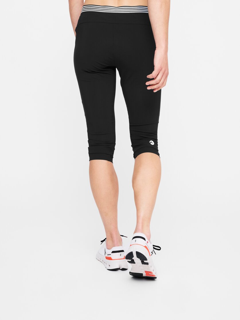 Martini Sportswear - Pacemaker Capri Pants W - Dreiviertel Hose in black - Rückansicht Model - Damen