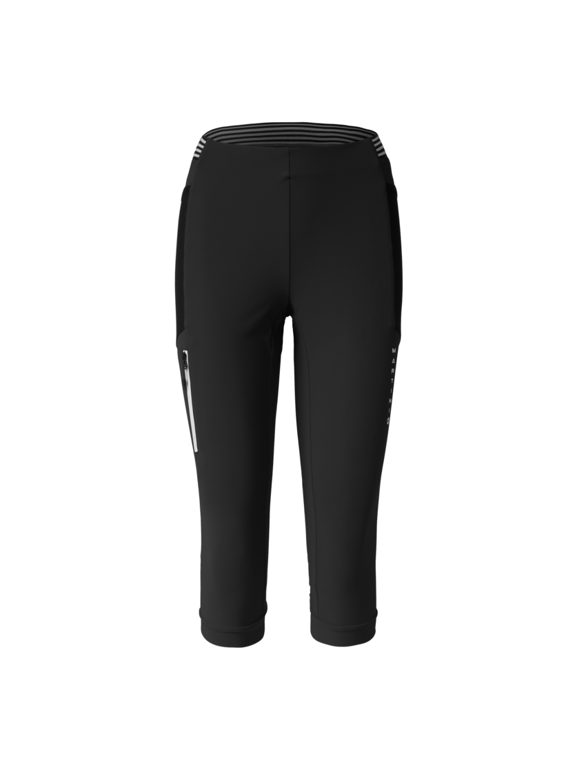 Martini Sportswear - Hillclimb Capri Pants W - Pantaloni capri in black - vista frontale - Donna