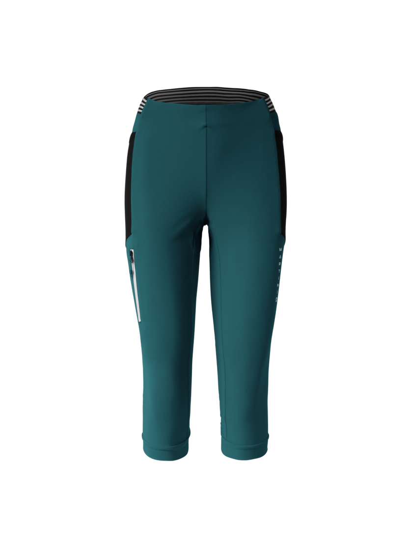 Martini Sportswear - Hillclimb Capri Pants W - Pantaloni capri in seaport - vista frontale - Donna