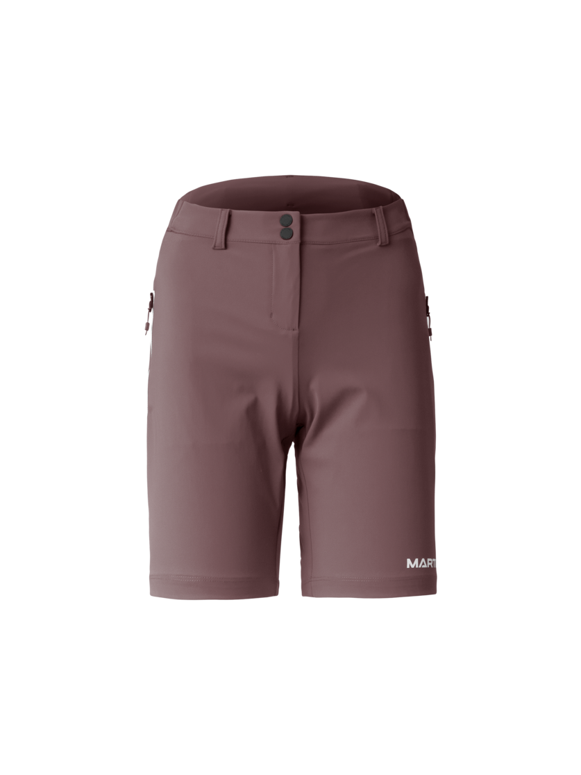Martini Sportswear - Alpmate Sonic Shorts W - Shorts in clay - vista frontale - Donna