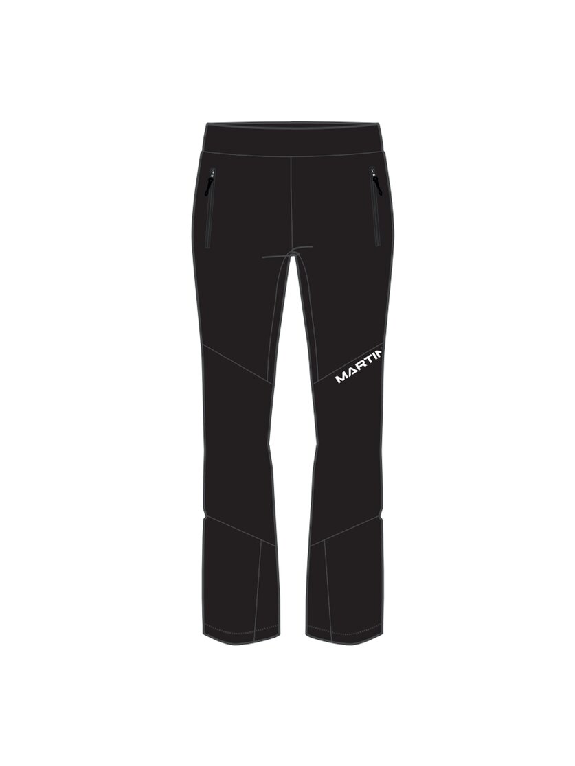 Martini Sportswear - Wildtrack 2 Pants W - Pantaloni lunghi in black - vista frontale - Donna