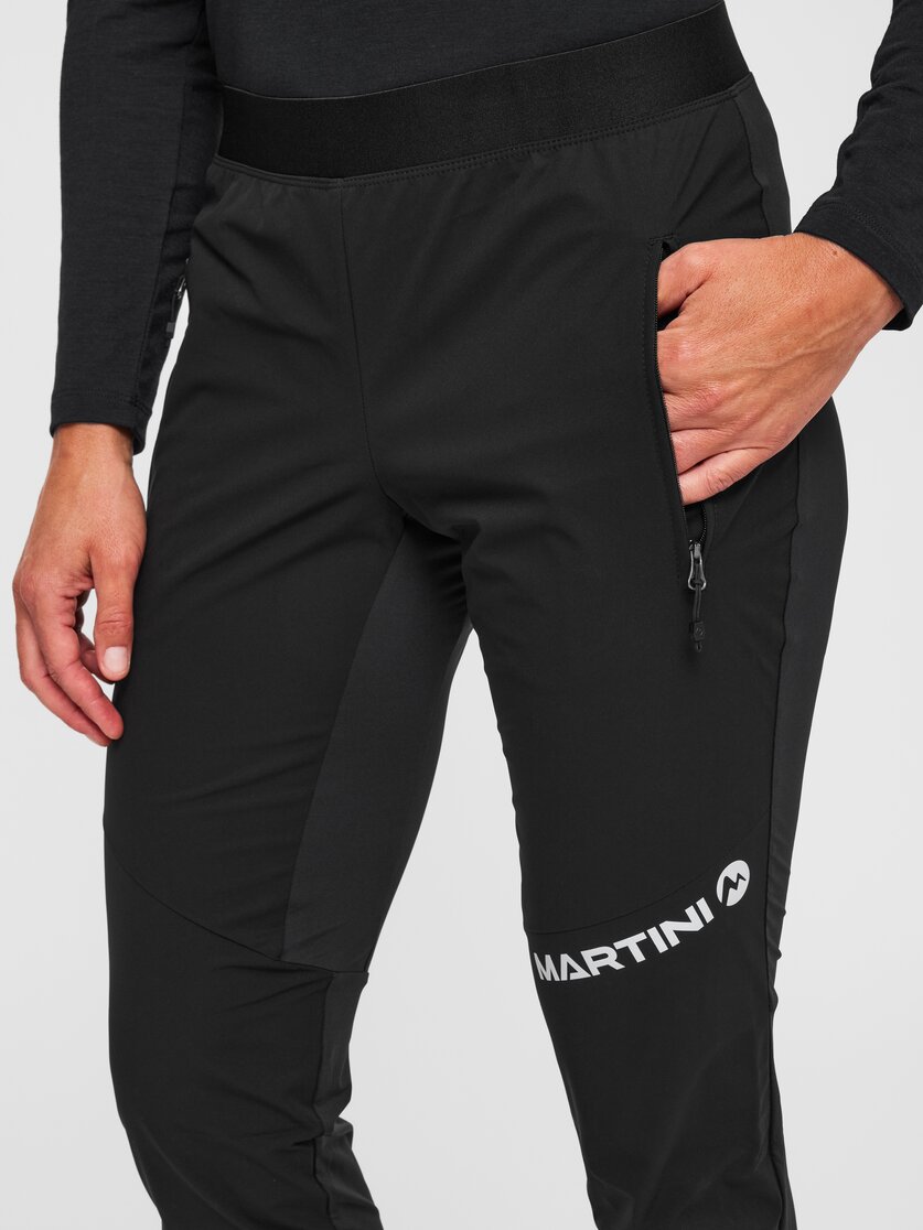 Martini Sportswear - Wildtrack 2 Pants W - Long pants in black - Detail 1 - Women