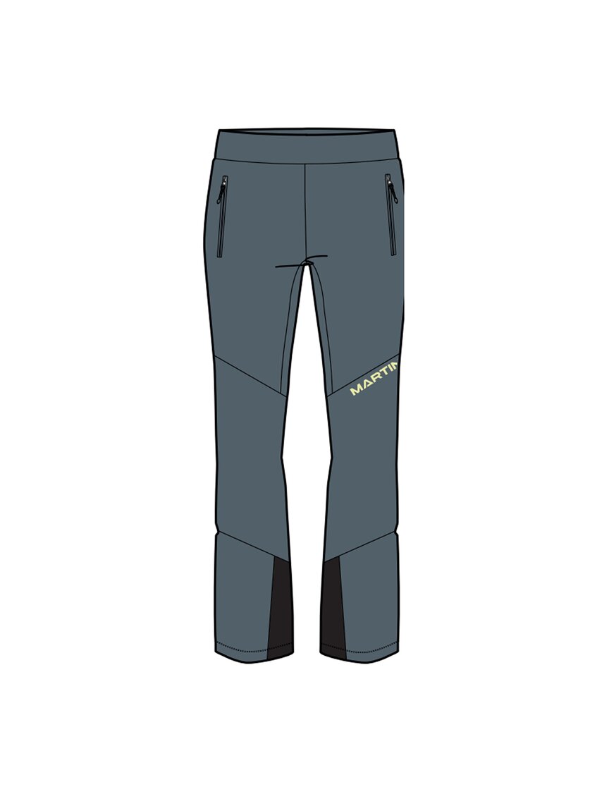 Martini Sportswear - Wildtrack 2 Pants W - Long pants in storm - front view - Women
