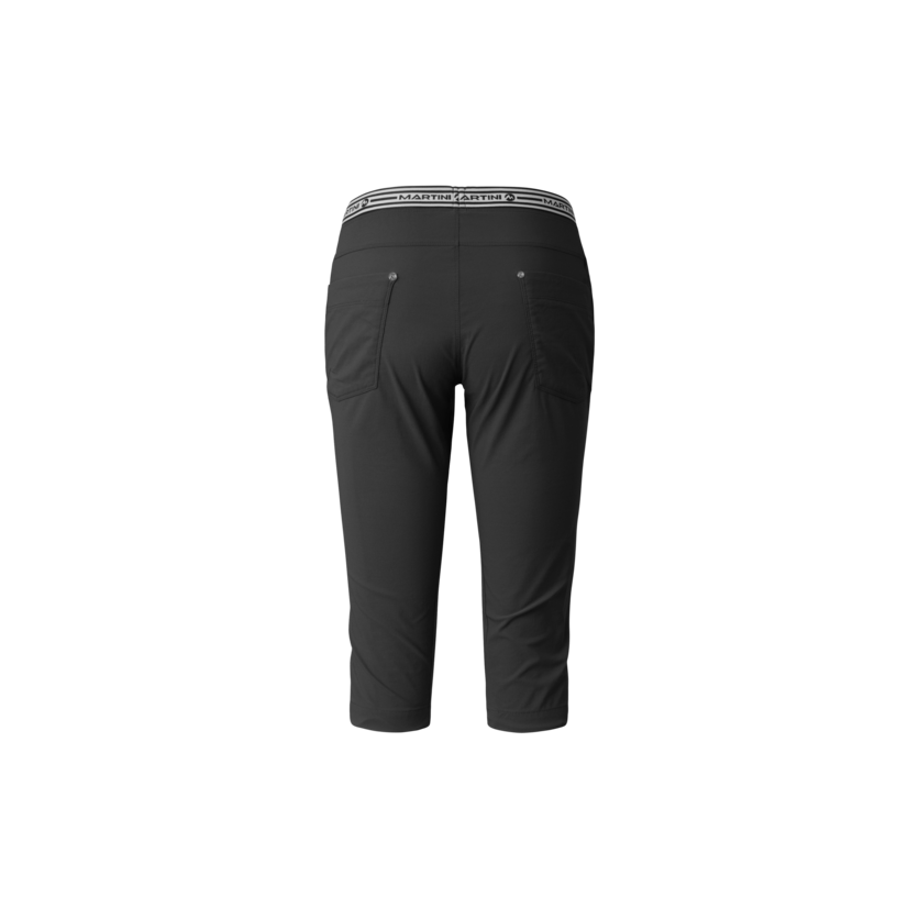 Martini Sportswear - Via Capri Pants W - Dreiviertel Hose in black - Rückansicht - Damen