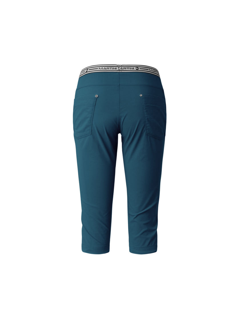 Martini Sportswear - Via Capri Pants W - Dreiviertel Hose in poseidon - Rückansicht - Damen