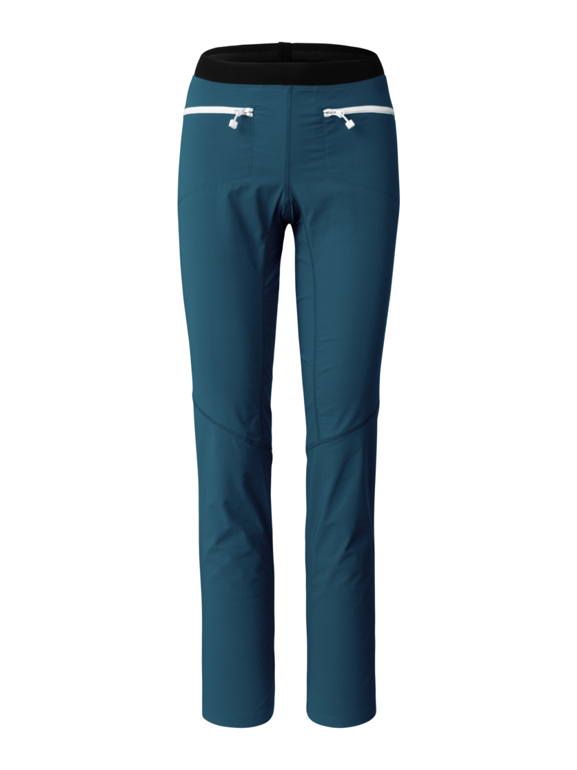 Martini Sportswear - Via Pants W - Pantaloni lunghi in poseidon - vista frontale - Donna