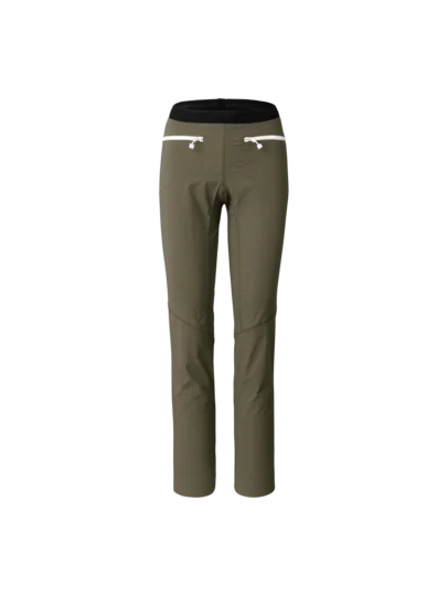 Martini Sportswear - Via Pants W - Long pants in moss - front view - Women