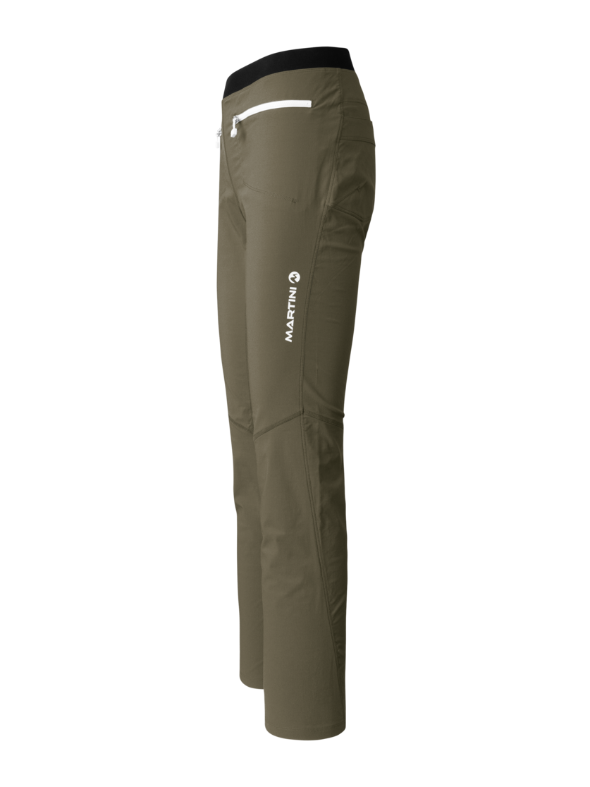 Martini Sportswear - Via Pants W - Lange Hosen in moss - Seitenansicht - Damen