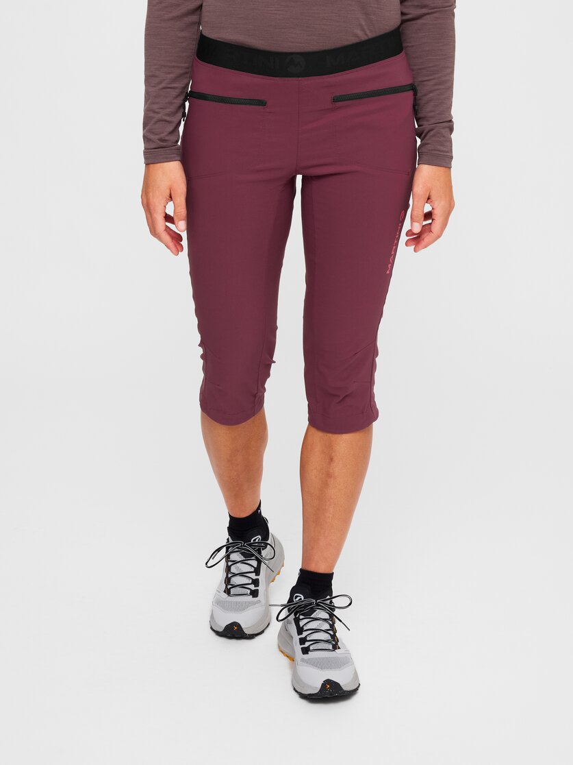 Martini Sportswear - Via Capri Pants W - Dreiviertel Hose in black-white - Vorderansicht Model - Damen