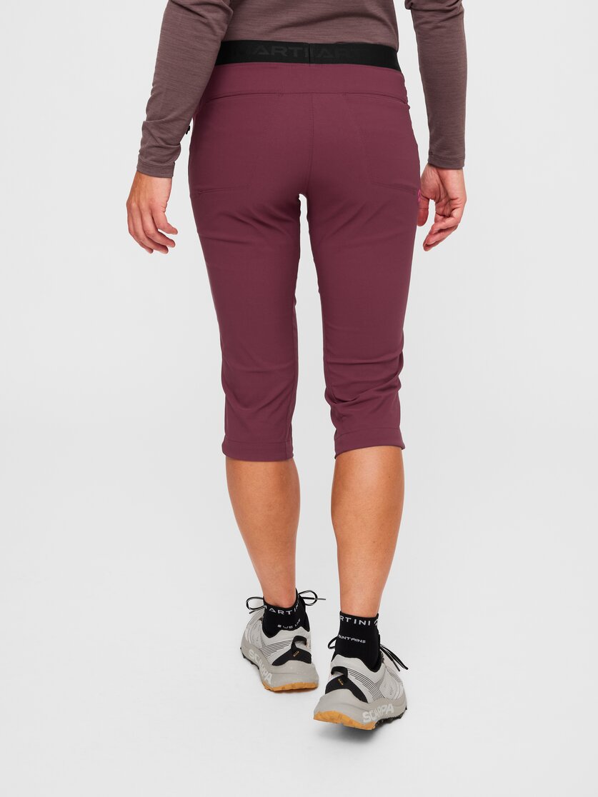 Martini Sportswear - Via Capri Pants W - Dreiviertel Hose in black-white - Rückansicht Model - Damen
