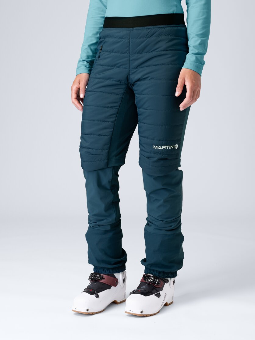 Martini Sportswear - Argon Padded Shorts Primaloft® W - Thermoshorts in poseidon - Vorderansicht Model - Damen